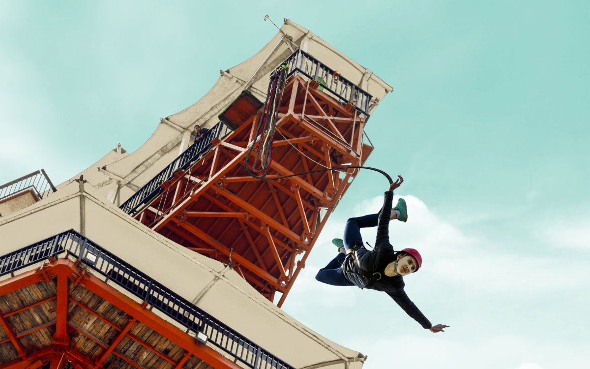 bungee jump Thrill Factory Rishikesh