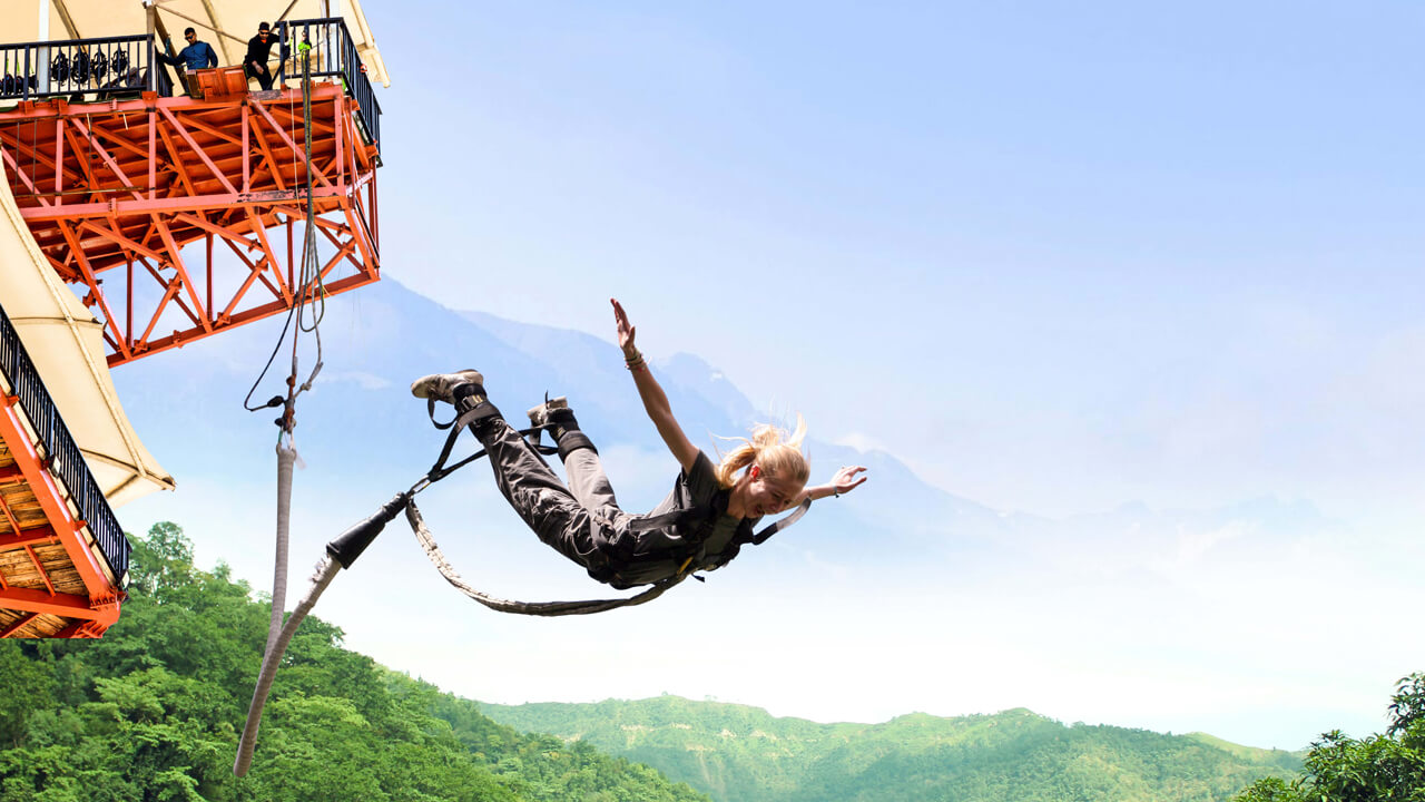 Bungee Jumping in Rishikesh