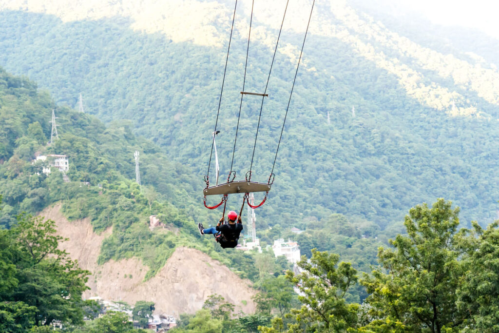 Giant Swing in Rishikesh