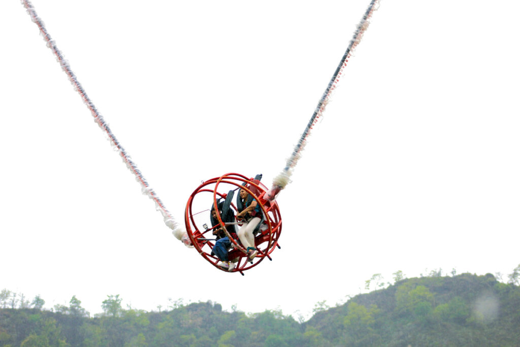 Reverse Bungee in Rishikesh
