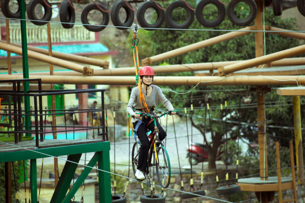 Sky Cycling in Rishikesh