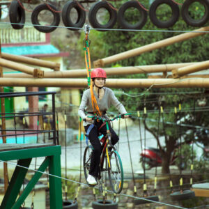 Sky Cycling in Rishikesh